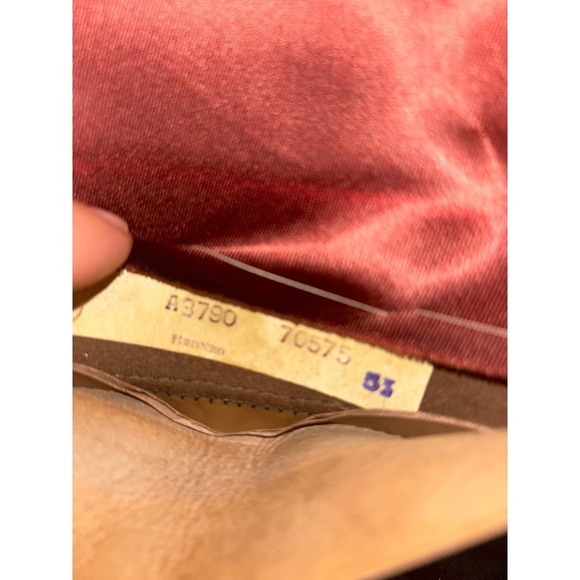 Borsalino A Carras Atenes Fur Felt Wool Fedora Hat Brown Ribbon Detail Mens 5.5 - Picture 12 of 12